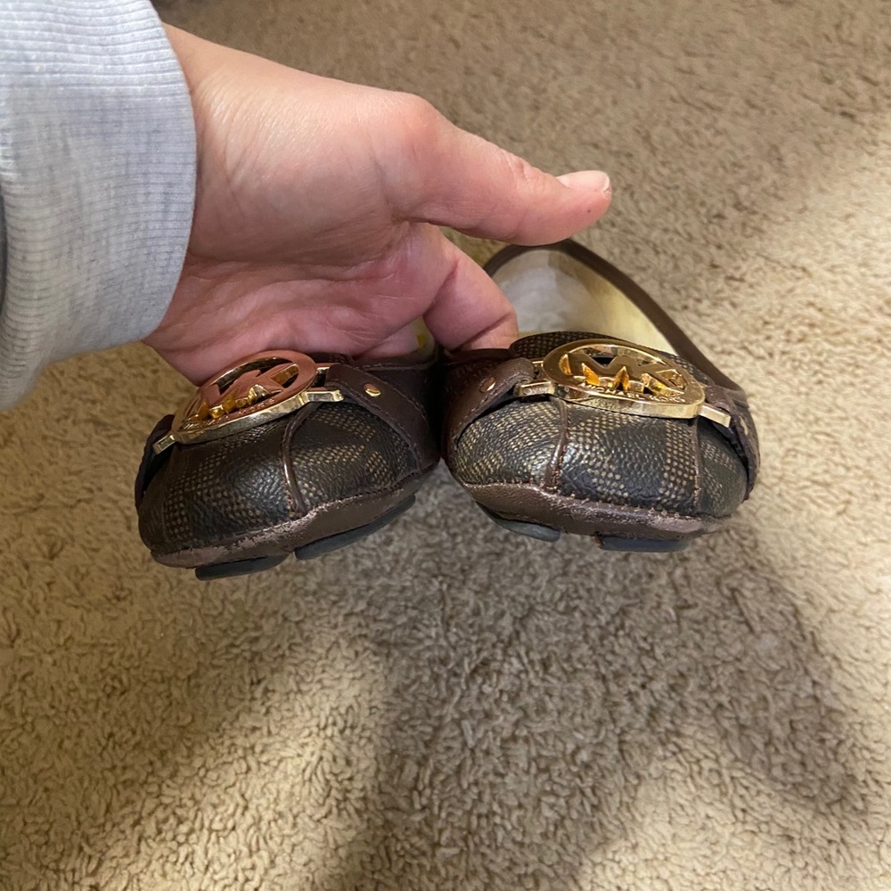 Michael Kors brown ballet flats like new size 7M